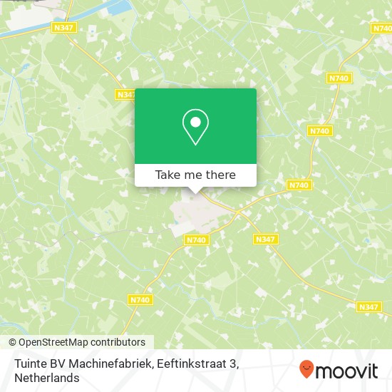 Tuinte BV Machinefabriek, Eeftinkstraat 3 map