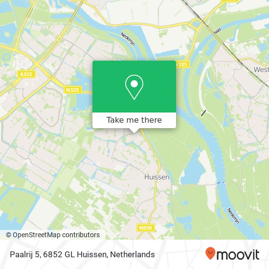 Paalrij 5, 6852 GL Huissen map