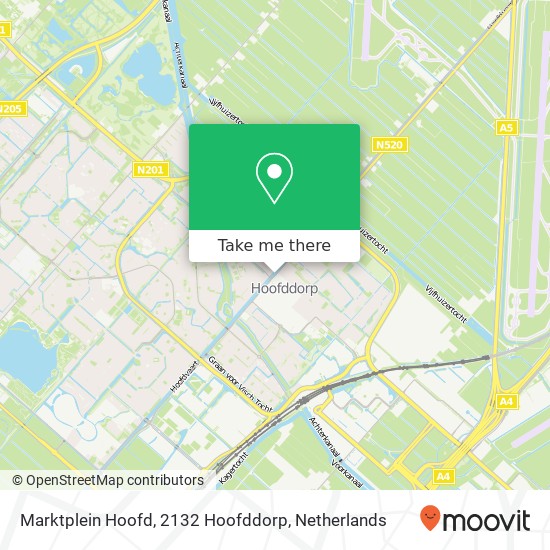 Marktplein Hoofd, 2132 Hoofddorp map