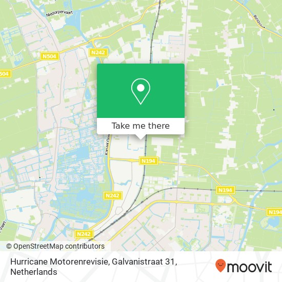 Hurricane Motorenrevisie, Galvanistraat 31 map