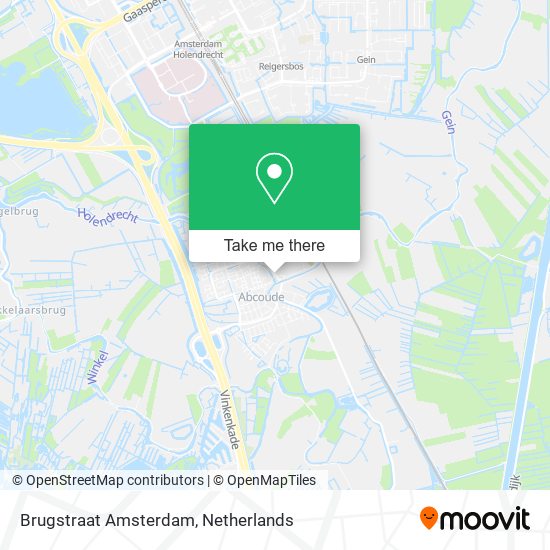 Brugstraat Amsterdam map