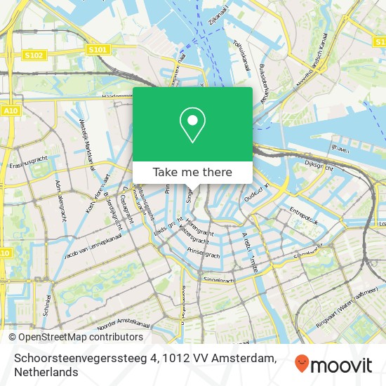 Schoorsteenvegerssteeg 4, 1012 VV Amsterdam map