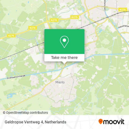 Geldropse Ventweg 4 map