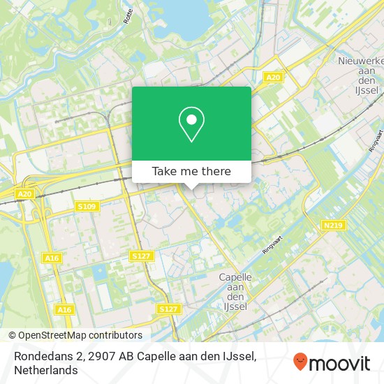 Rondedans 2, 2907 AB Capelle aan den IJssel map