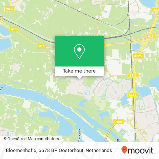 Bloemenhof 6, 6678 BP Oosterhout map