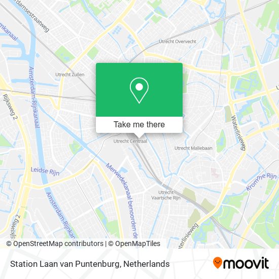 Station Laan van Puntenburg Karte