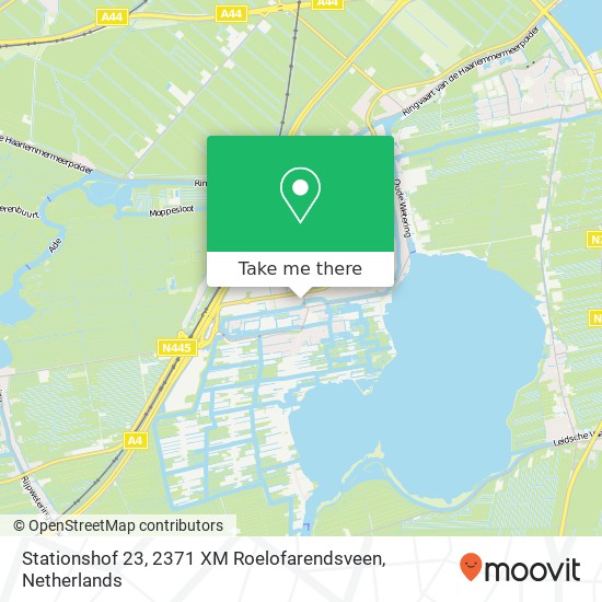 Stationshof 23, 2371 XM Roelofarendsveen map