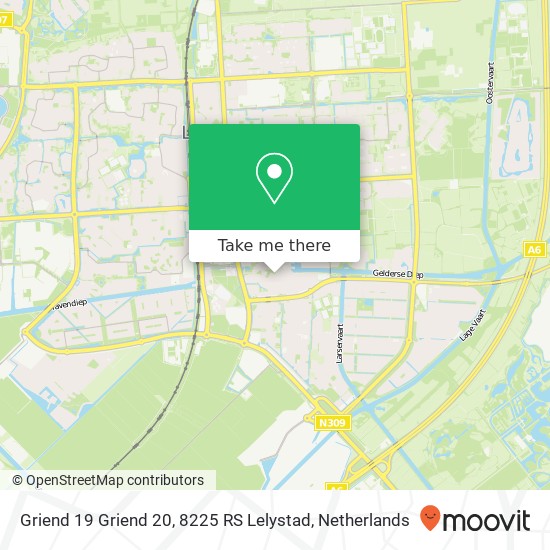 Griend 19 Griend 20, 8225 RS Lelystad map