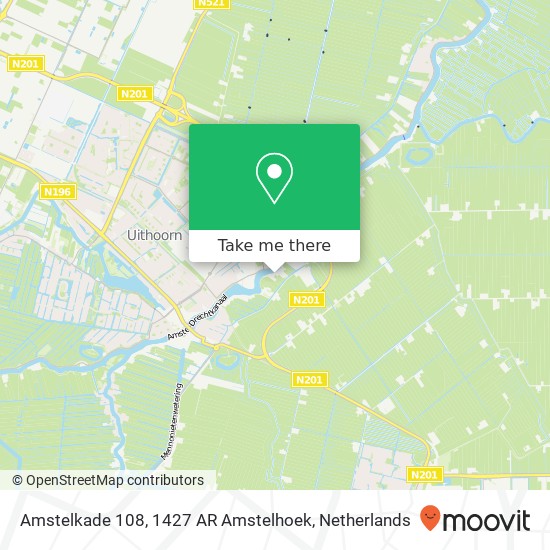Amstelkade 108, 1427 AR Amstelhoek map