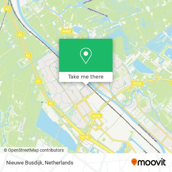 Nieuwe Busdijk map