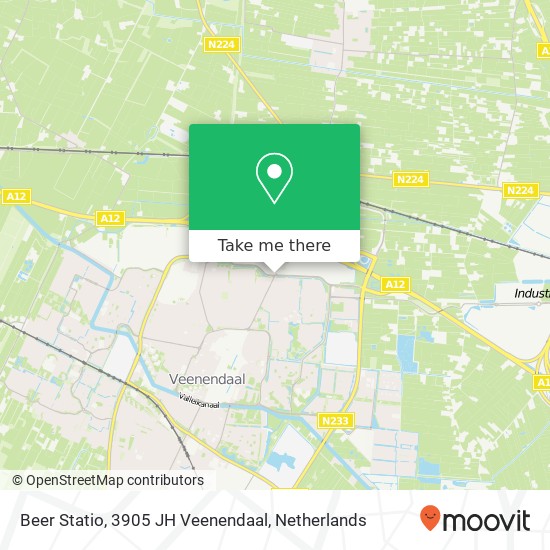 Beer Statio, 3905 JH Veenendaal map