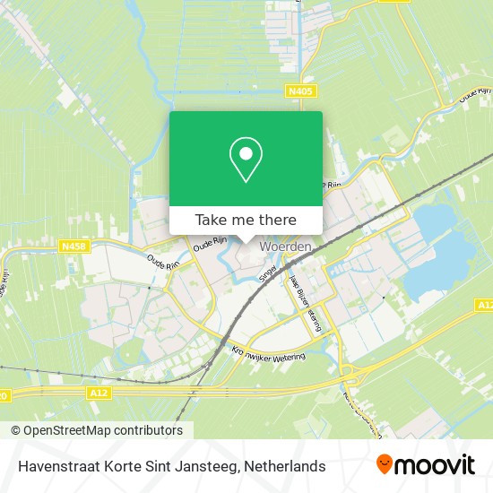 Havenstraat Korte Sint Jansteeg Karte