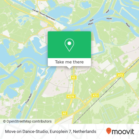 Move on Dance-Studio, Europlein 7 Karte