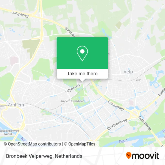 Bronbeek Velperweg map