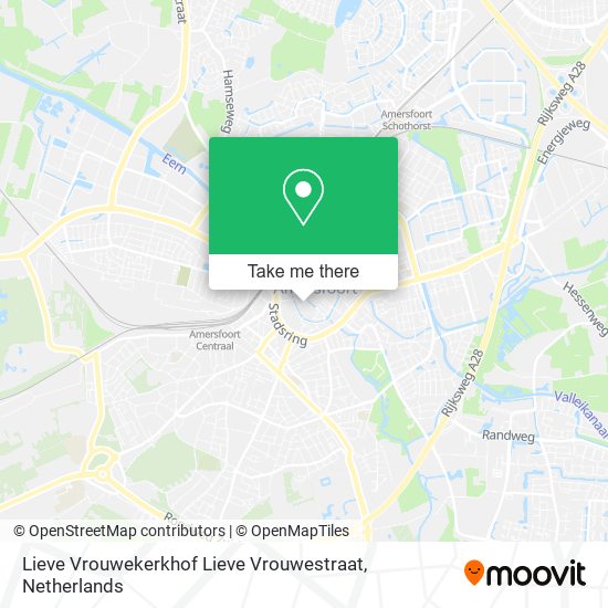 Lieve Vrouwekerkhof Lieve Vrouwestraat map