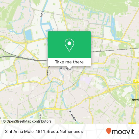 Sint Anna Mole, 4811 Breda map