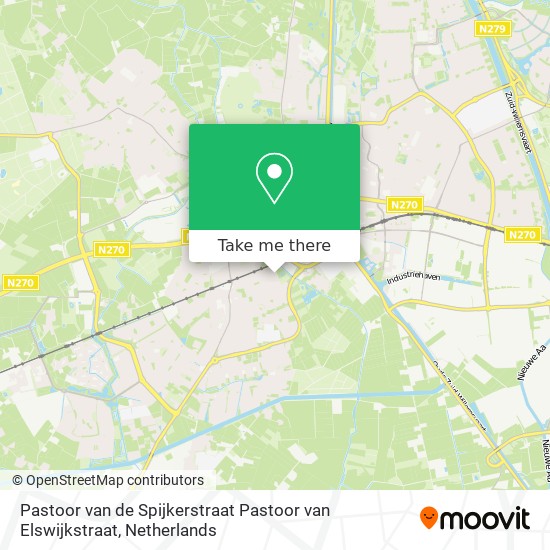 Pastoor van de Spijkerstraat Pastoor van Elswijkstraat map