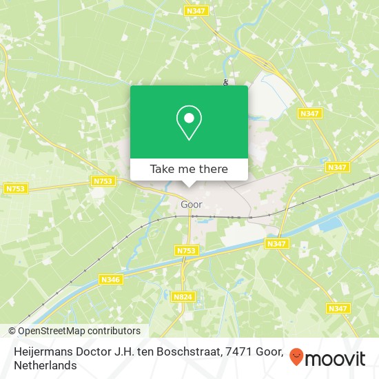 Heijermans Doctor J.H. ten Boschstraat, 7471 Goor Karte