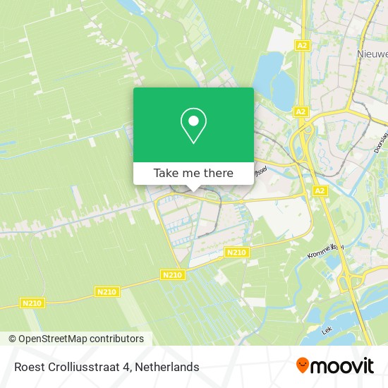 Roest Crolliusstraat 4 map