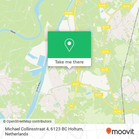 Michael Collinsstraat 4, 6123 BC Holtum map