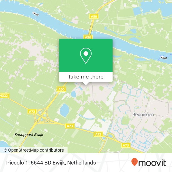 Piccolo 1, 6644 BD Ewijk map