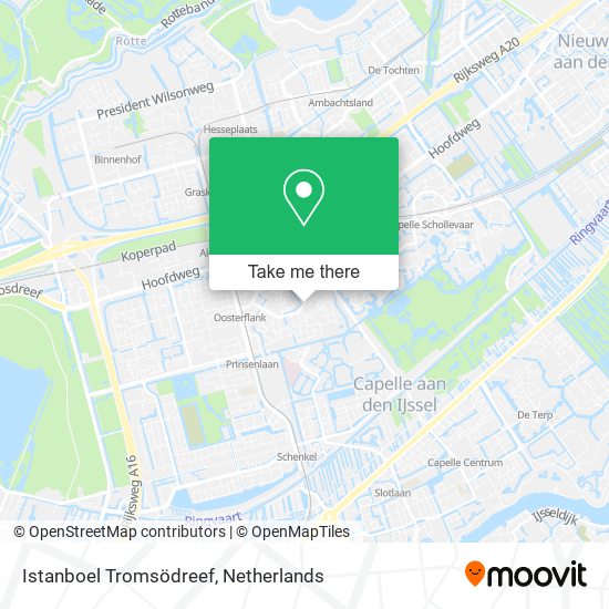 Istanboel Tromsödreef map