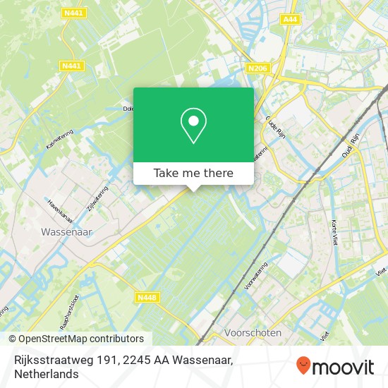 Rijksstraatweg 191, 2245 AA Wassenaar Karte