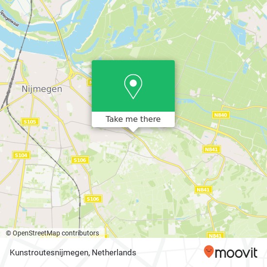 Kunstroutesnijmegen map