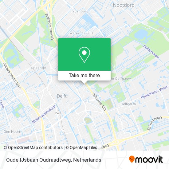 Oude IJsbaan Oudraadtweg map