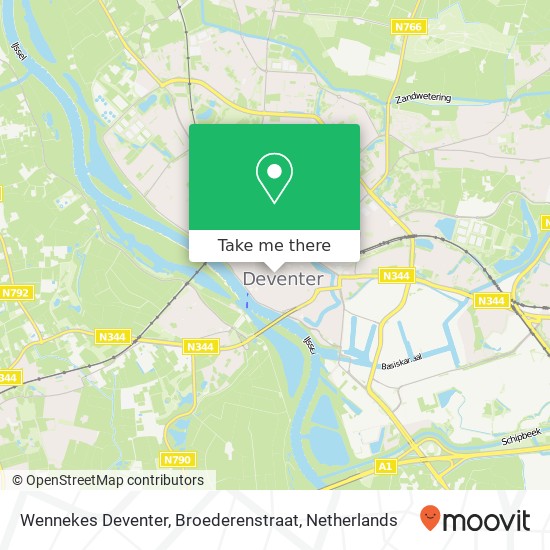 Wennekes Deventer, Broederenstraat map