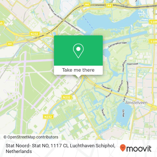 Stat Noord- Stat NO, 1117 CL Luchthaven Schiphol map