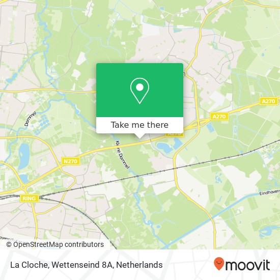 La Cloche, Wettenseind 8A map