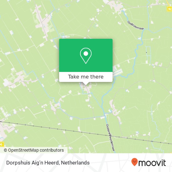 Dorpshuis Aig'n Heerd map