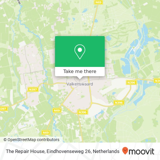 The Repair House, Eindhovenseweg 26 map