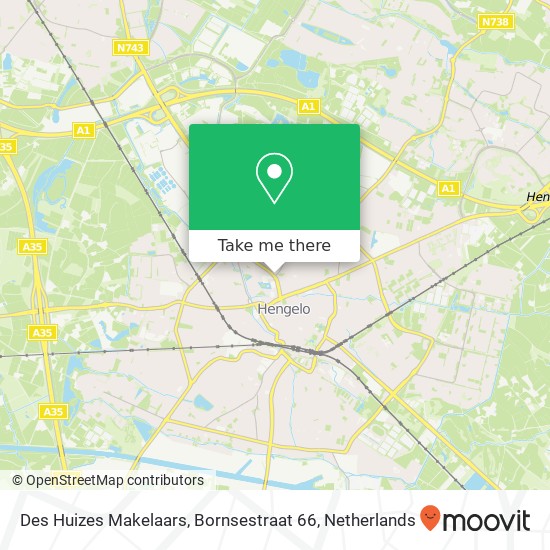 Des Huizes Makelaars, Bornsestraat 66 map