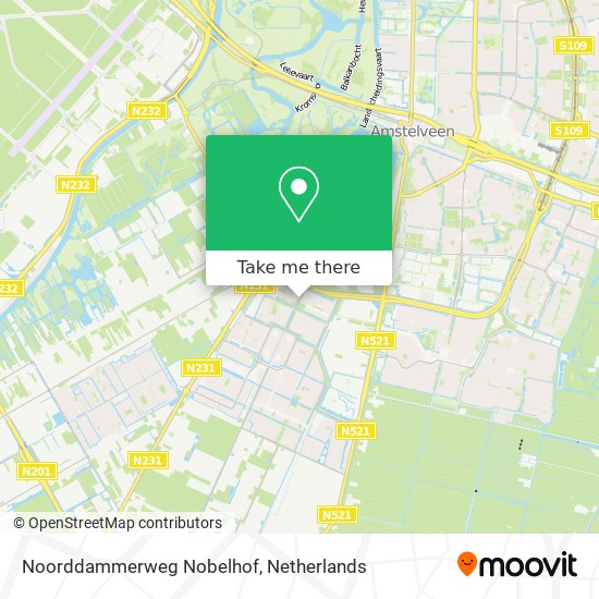 Noorddammerweg Nobelhof map