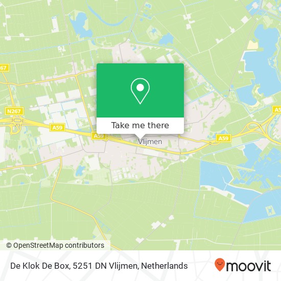 De Klok De Box, 5251 DN Vlijmen map