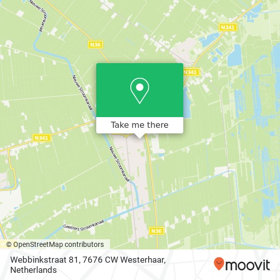 Webbinkstraat 81, 7676 CW Westerhaar Karte