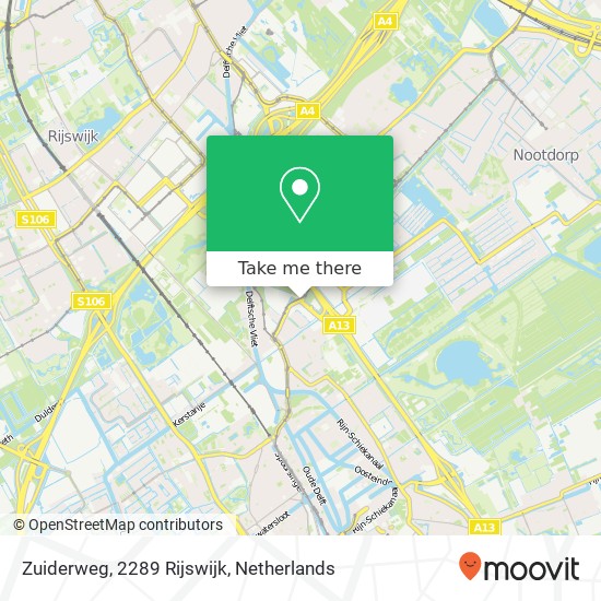Zuiderweg, 2289 Rijswijk map