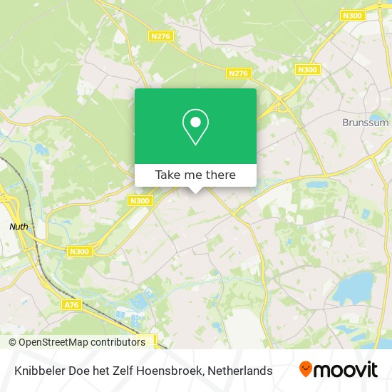 Knibbeler Doe het Zelf Hoensbroek map