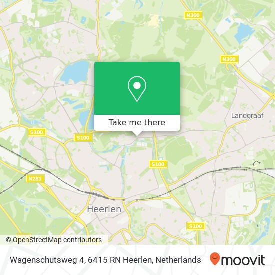 Wagenschutsweg 4, 6415 RN Heerlen Karte