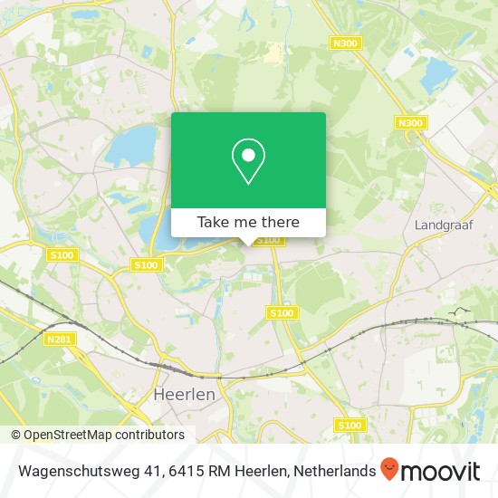 Wagenschutsweg 41, 6415 RM Heerlen map