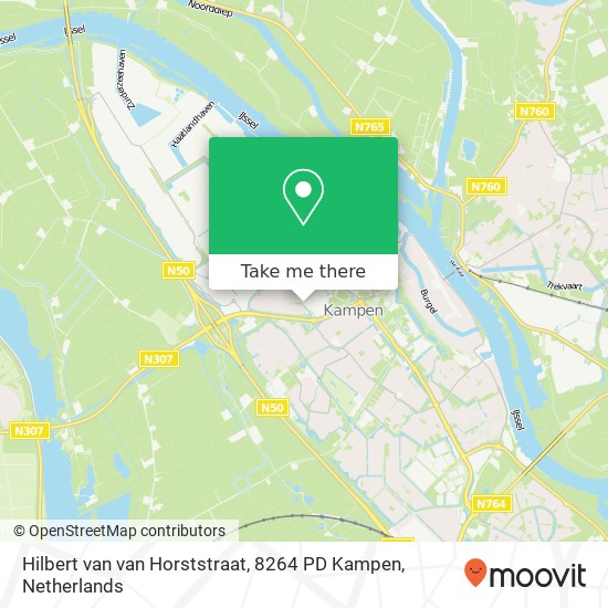 Hilbert van van Horststraat, 8264 PD Kampen map