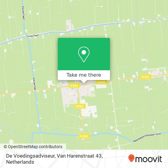 De Voedingsadviseur, Van Harenstraat 43 map