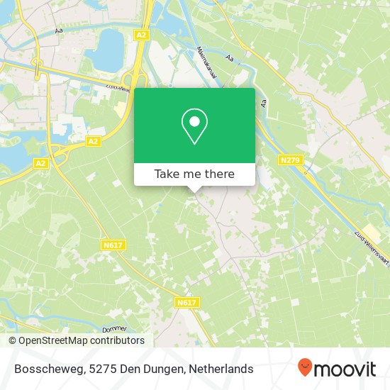 Bosscheweg, 5275 Den Dungen Karte