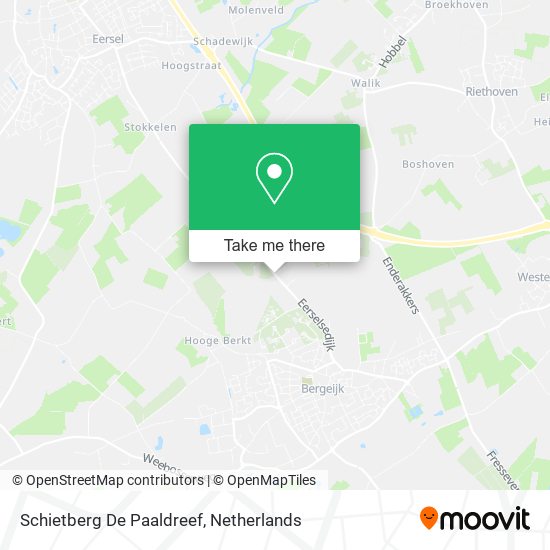 Schietberg De Paaldreef map