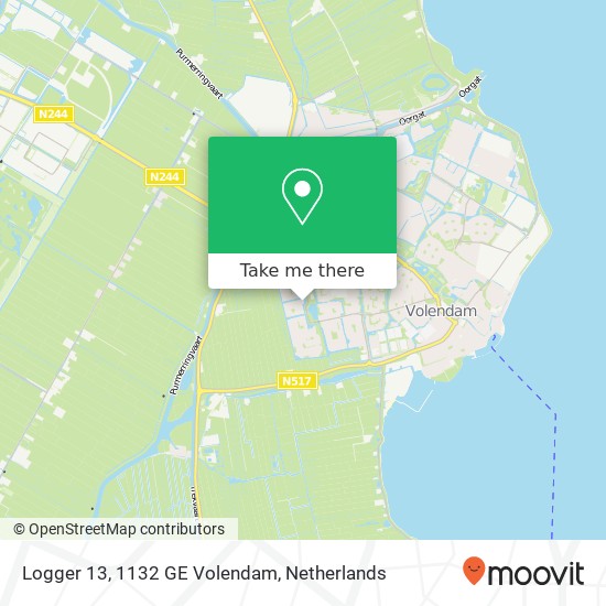 Logger 13, 1132 GE Volendam map