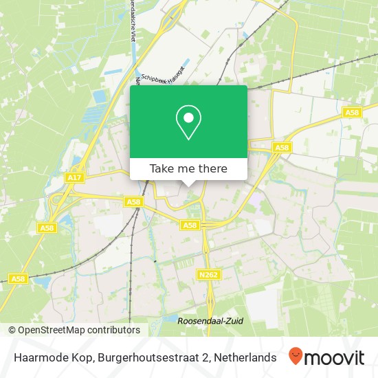 Haarmode Kop, Burgerhoutsestraat 2 map