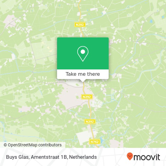 Buys Glas, Amentstraat 1B map