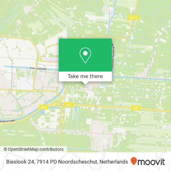 Bieslook 24, 7914 PD Noordscheschut map